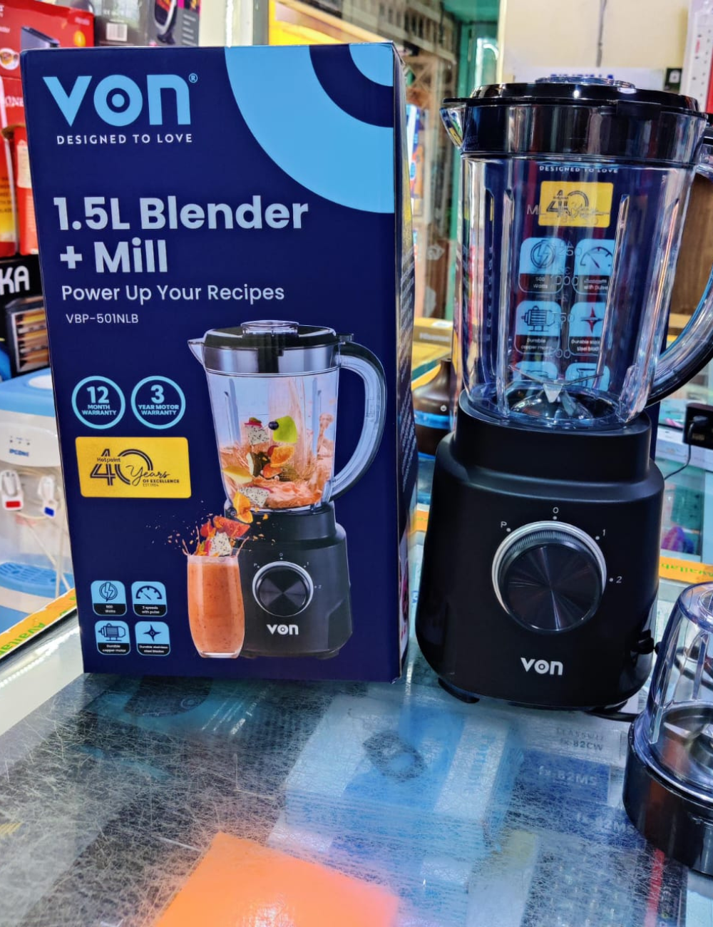 Von 2 in 1 Blender 500W